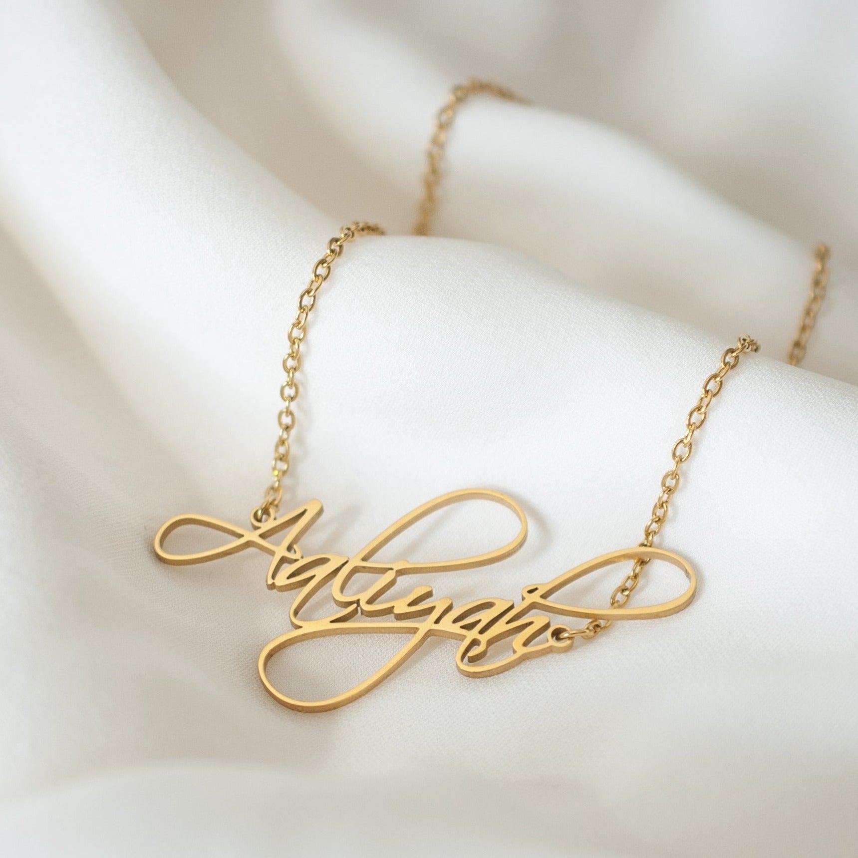 Personalized Script Necklace1