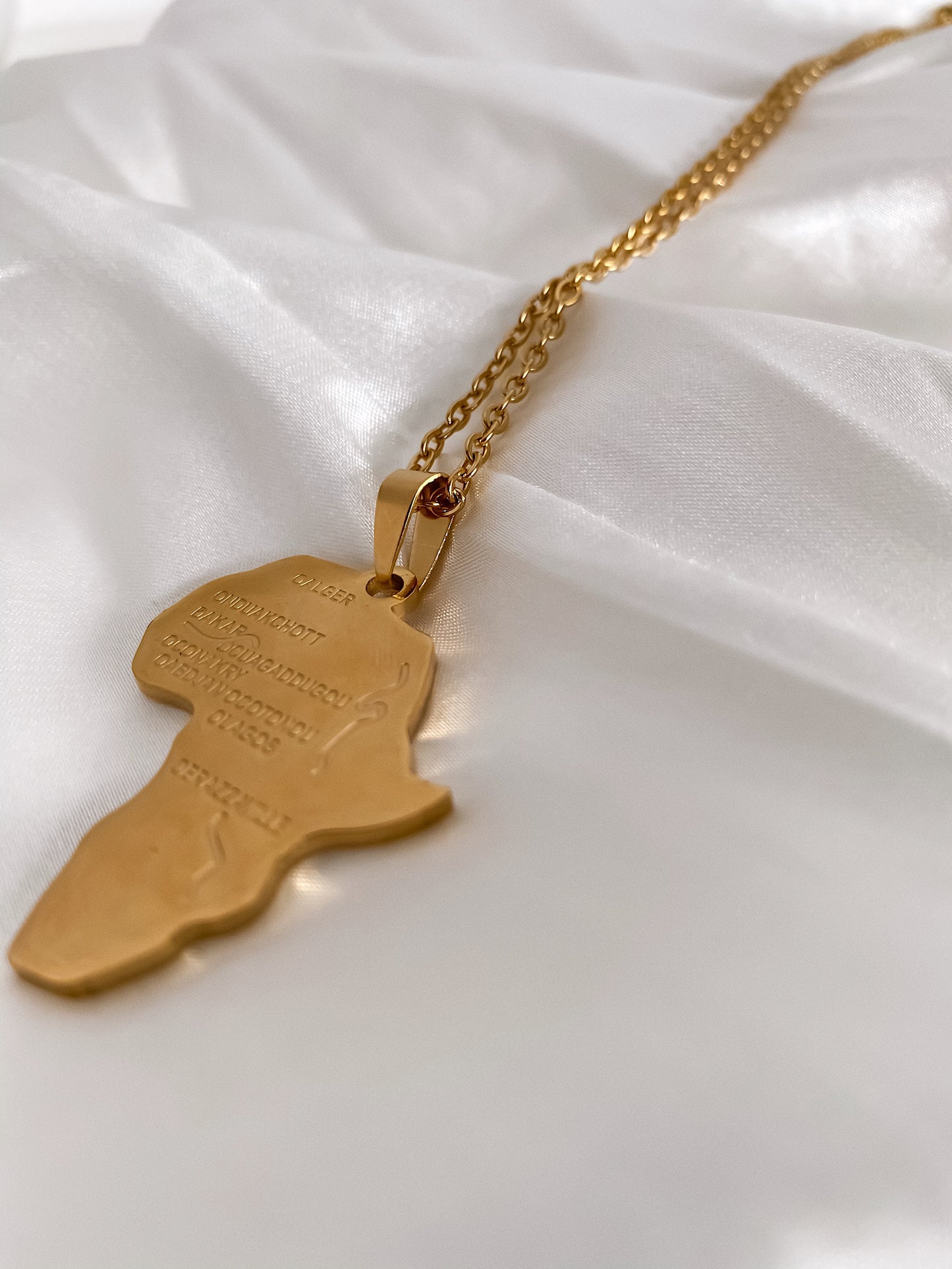 Map of Africa Pendant